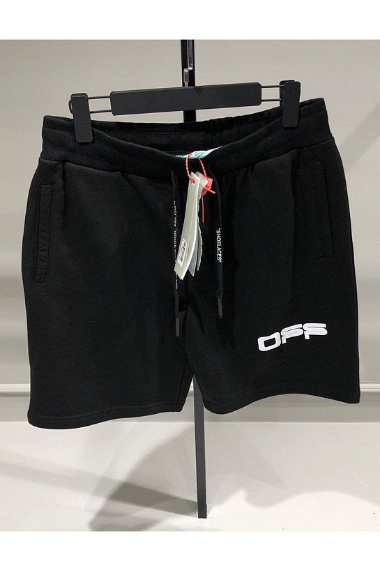 Мужские чёрные шорты Off-White "Cabin Baggage"