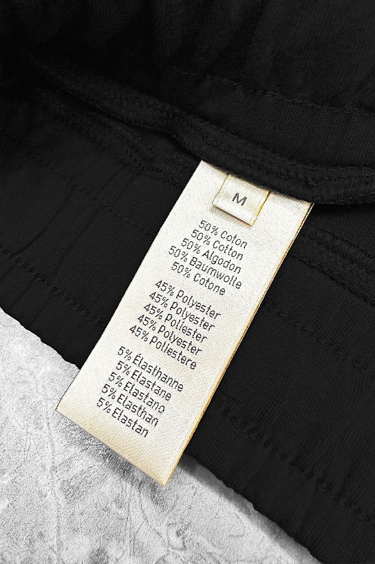 Мужские спортивные штаны Hermes чёрного цвета