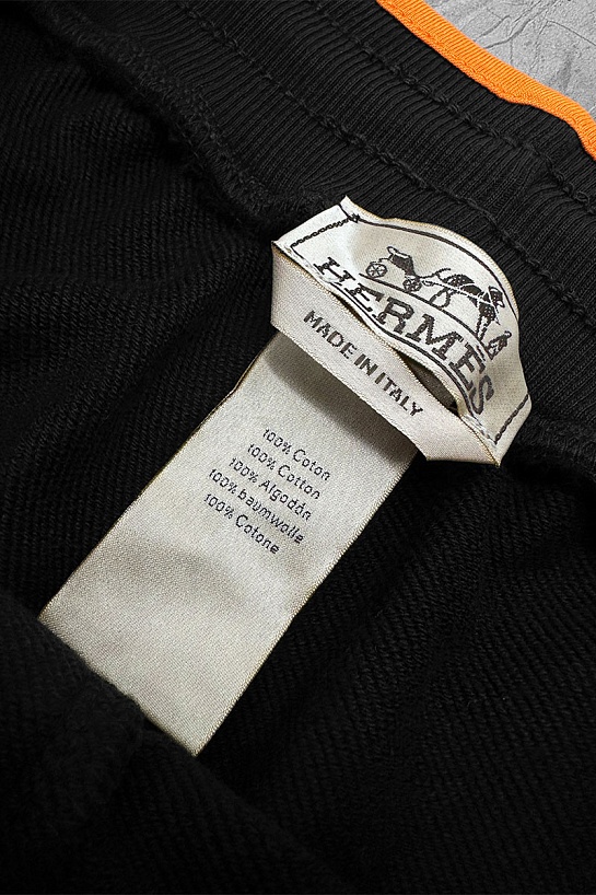 Чёрные спортивные штаны Hermes