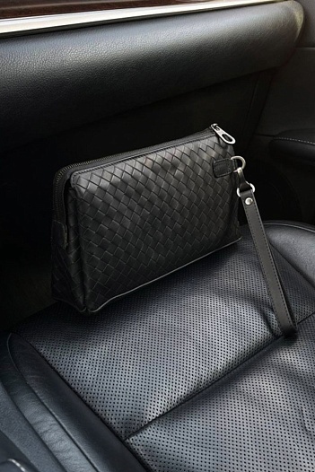 Кожаная сумка Bottega Veneta Intrecciato 25x16 см   