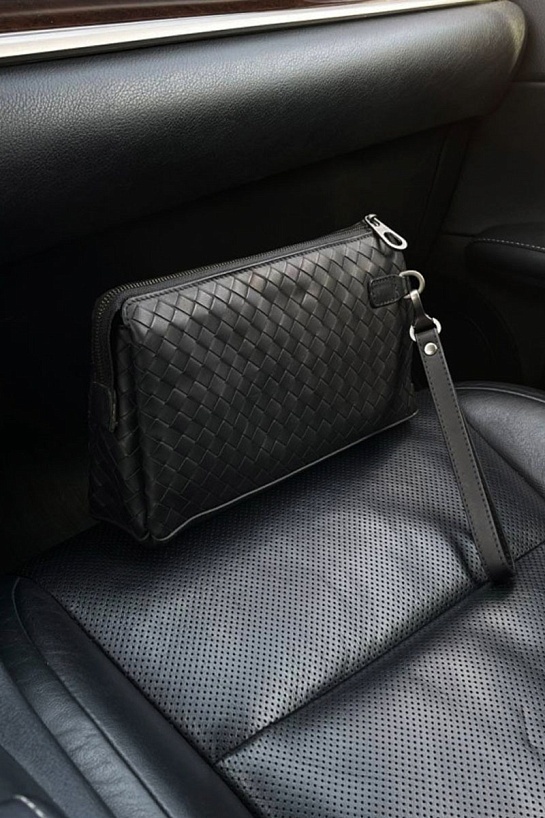 Кожаная сумка Bottega Veneta Intrecciato 25x16 см