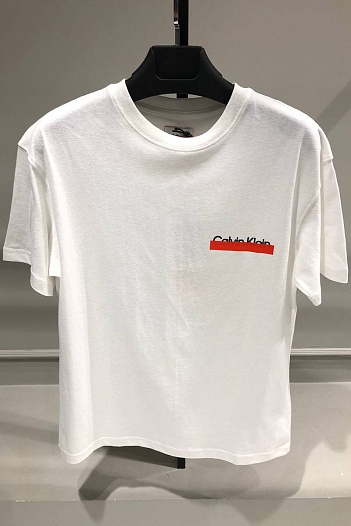 Белая оверсайз футболка Heron Preston Collaboration   