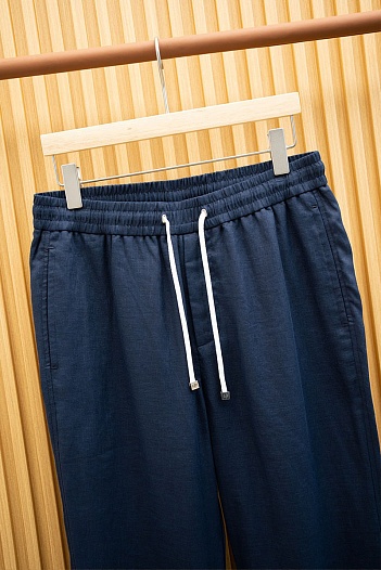 Мужские льняные штаны Loro Piana Premium   