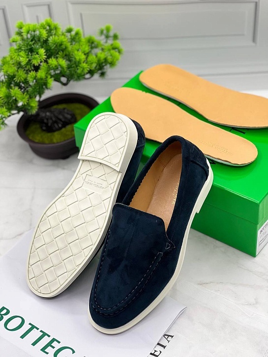 Мужские замшевые лоферы Bottega Veneta