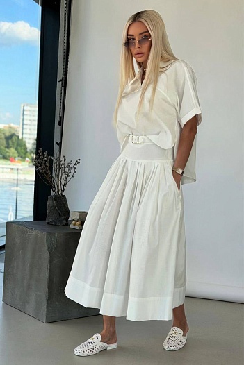 Белый женский костюм Hermes premium   