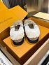 Женские меховые лоферы Louis Vuitton Colorado Comfort Mary Jane premium
