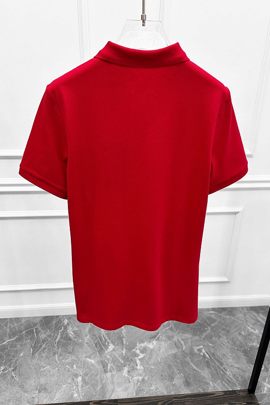 Мужское поло Hugo Boss красного цвета