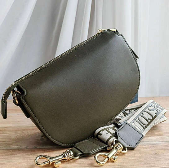 Кожаная сумка Versace Jeans Conture 22x15 см - Green