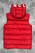 Мужской жилет Moncler красного цвета