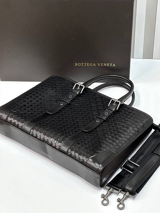 Кожаный портфель Bottega Veneta Premium 39x28x8 см