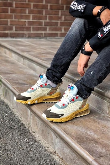 Кроссовки Travis Scott x Nike Air Max M270 React "Cactus Trails"   