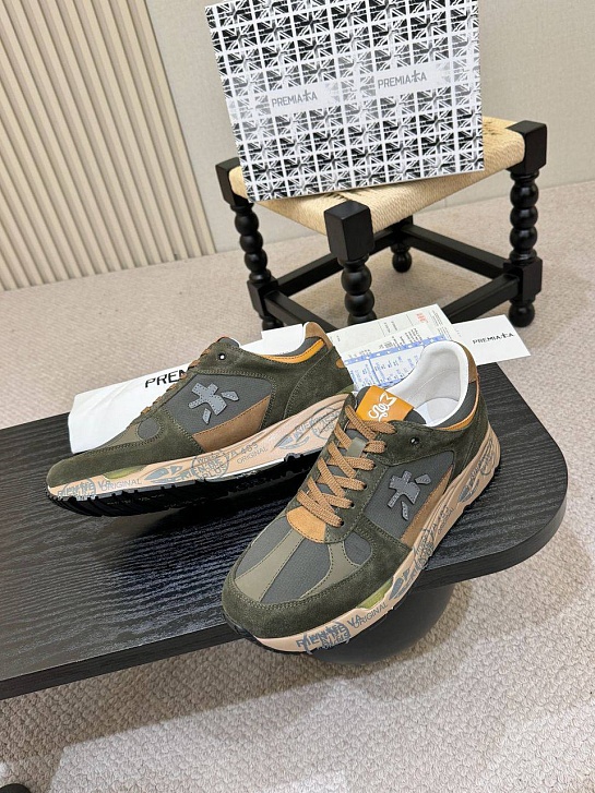 Мужские кроссовки Premiata Mase - Khaki
