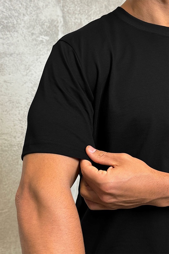 Мужская чёрная футболка Роlо Ralрh Lаurеn Match Club