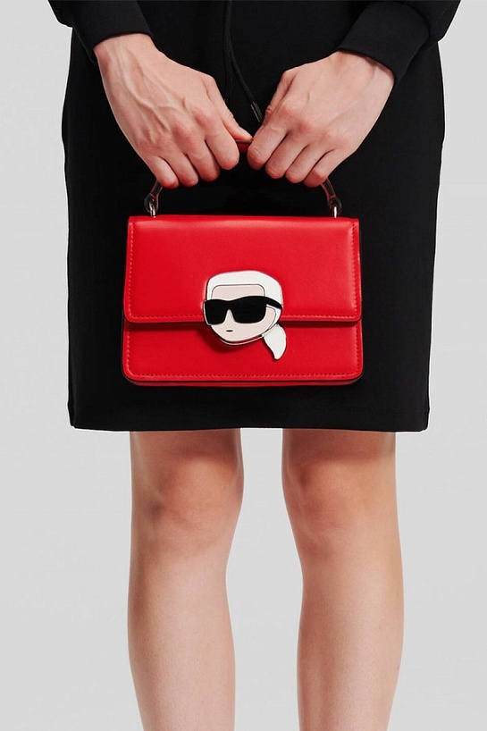Женская сумка Karl Lagerfeld ikonik 22x15 см - Red