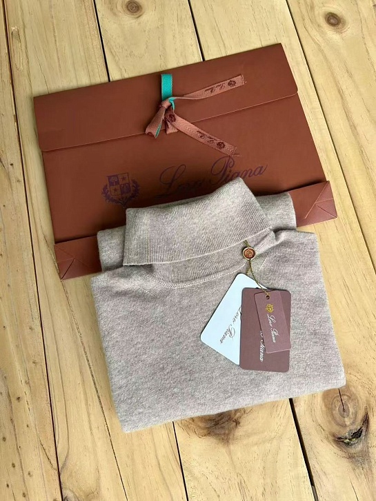 Мужская водолазка Loro Piana Premium - Light Tan