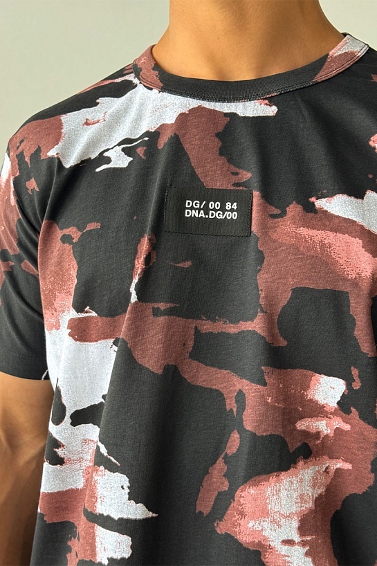 Мужская камуфляжная футболка Dolce&Gabbana