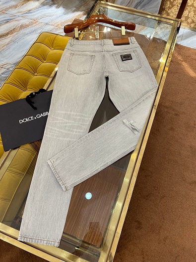 Джинсы Dolce & Gabbana regular fit Premium - Grey   
