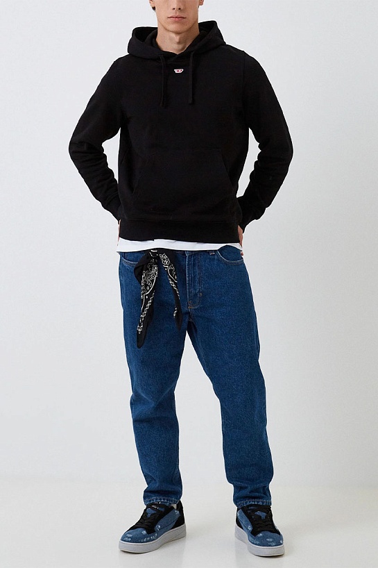 Мужское худи Diesel S-Ginn-Hood-D - Black