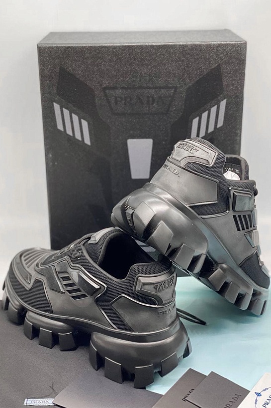 Чёрные кроссовки Prada Cloudbust Thunder