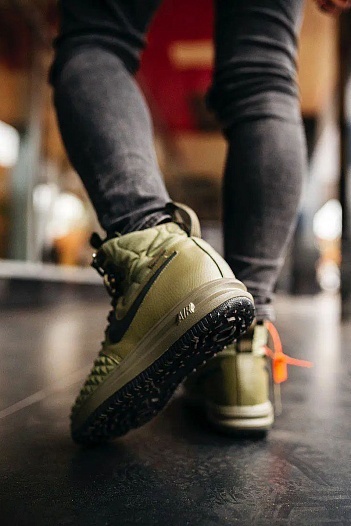 Кроссовки Nike Lunar Force 1 Duckboot '17 - Olive   