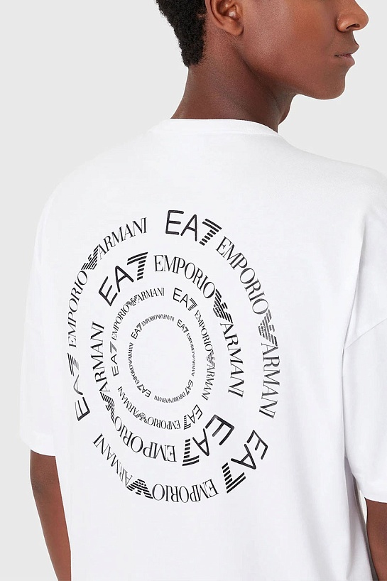 Белая оверсайз футболка Emporio Armani 7