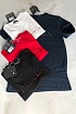 Белая мужская футболка Prada embroidered logo