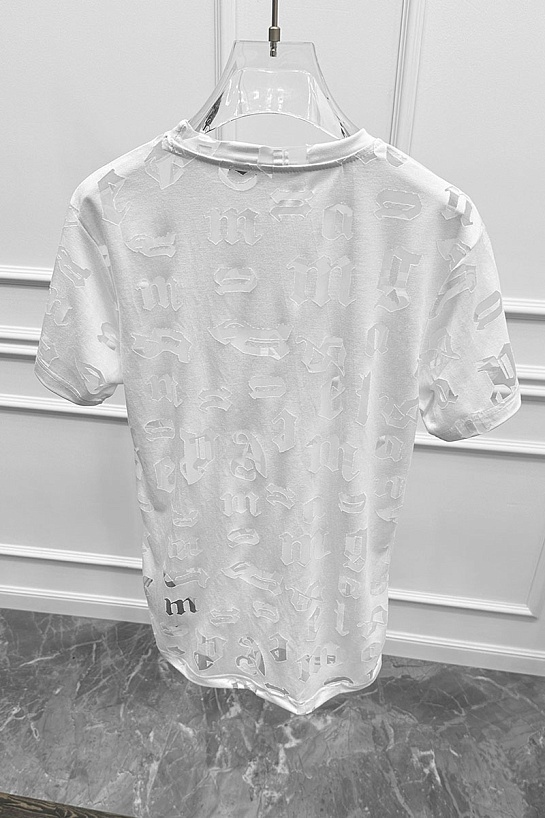 Мужская белая футболка Palm Angels