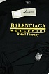 Чёрная оверсайз футболка Balenciaga