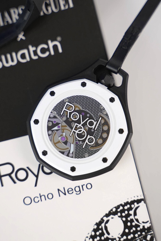Часы Audemars Piguet x Swatch "Royal Pop" Ocho Negro premium