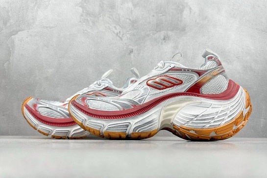 Женские комбинированные кроссовки Balenciaga Women's 10XL - White / Red