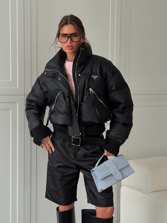 Женская куртка Prada premium - Black