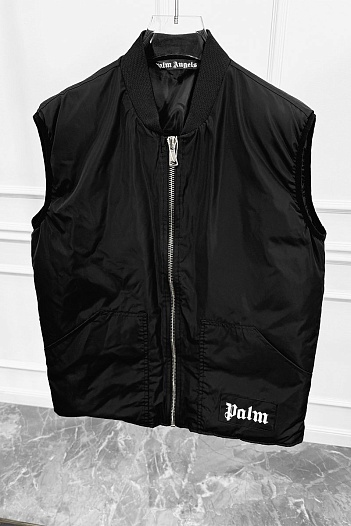 Мужской чёрный жилет Palm Angels   