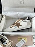 Женские кожаные кроссовки Golden Goose Ball Star Premium - Beige / White