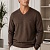 Мужской джемпер Tommy Hilfiger logo-embroidered - Brown
