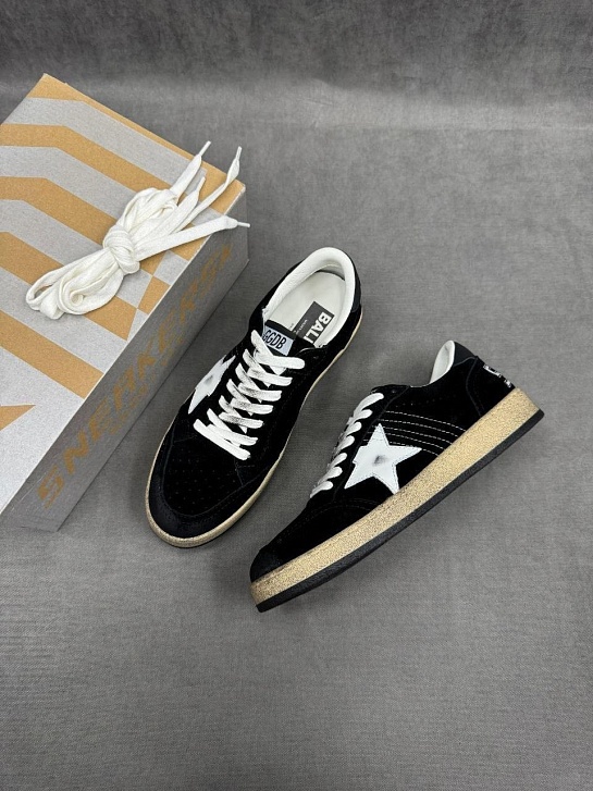Замшевые кроссовки Golden Goose Ball Star
