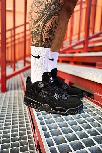 Кроссовки Nike Air Jordan 4 Retro "Black Cat"   
