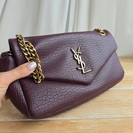 Кожаная сумка Yves Saint Laurent Calypso 27x13 см   