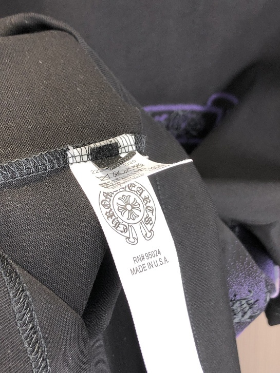 Чёрная оверсайз футболка Chrome Hearts Premium