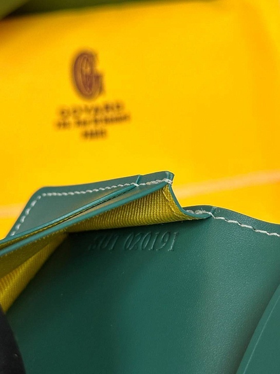 Кошелёк Goyard Malesherbes Premium 10.2x7x1.5 см - Green