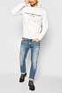 Мужское белое худи Tommy Hilfiger