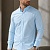 Мужская голубая рубашка Armani Exchange