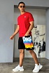 Чёрные мужские шорты Dsquared2 logo-print
