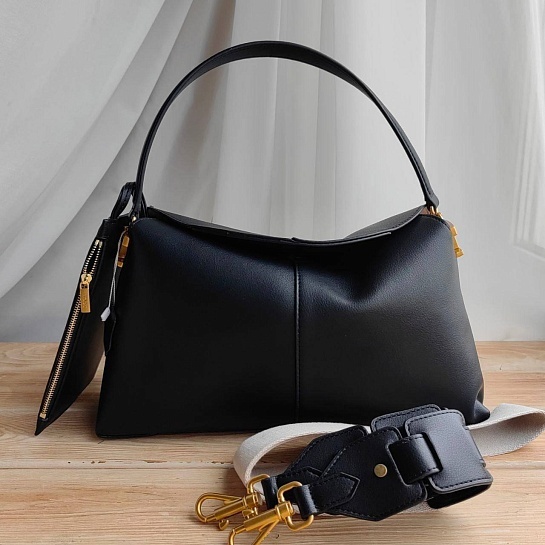 Женская сумка Tod's 33x16 см - Black