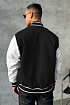 Мужской бомбер Givenchy Varsity logo-embroidered - Black / White