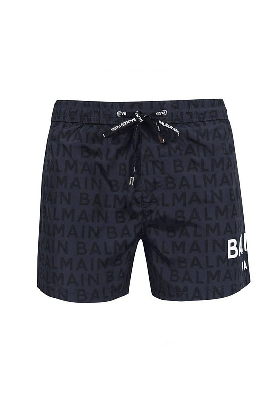 Мужские чёрные шорты Balmain Paris