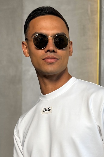 Солнцезащитные очки Ray-Ban Round Metal - Green   
