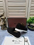Мужские замшевые лоферы Loro Piana Open Walk - Black