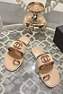 Женские кожаные шлёпанцы Chanel premium