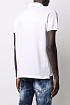 Мужское поло Dsquared2 Ceresio 9 Milano - White