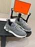 Текстильные кроссовки Hermes lift slip-on